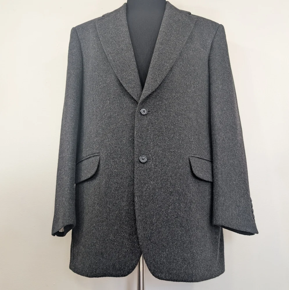 Vintage Club Room camel hair, 2 button Sport Coat. 42 Long